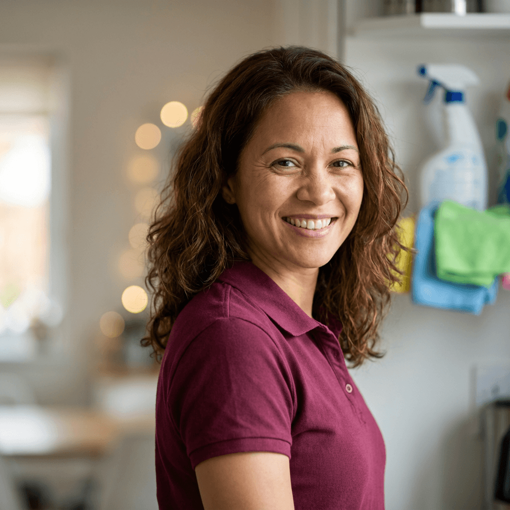 Maha Zaki, parent whose daughter received restorative dental crowns and veneers