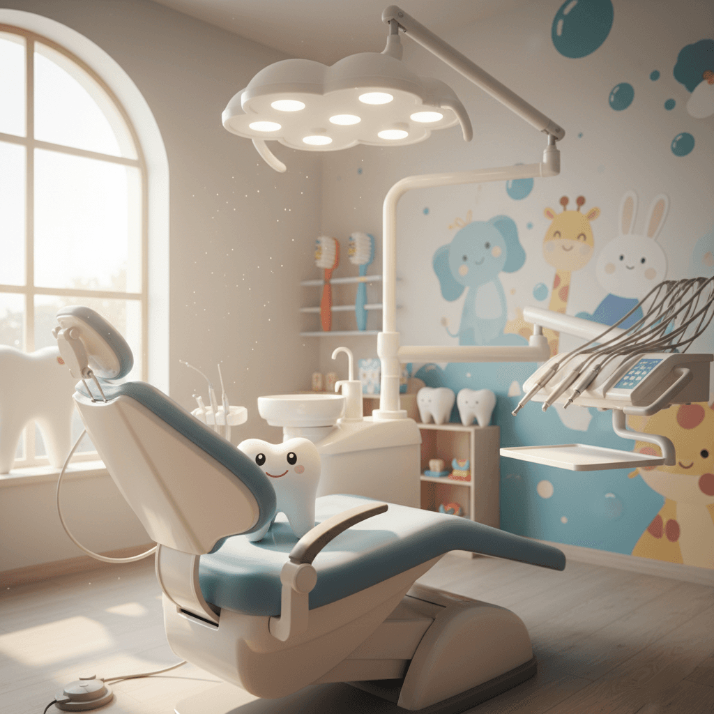 Pediatric dental operatory setup